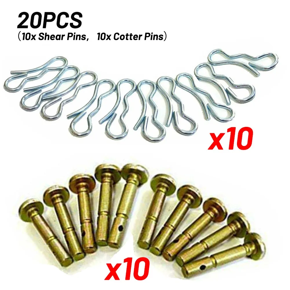 10/20pcs Shear Pins&Cotters Cub Cadet For MTD Craftsmans SnowBlowers 738-04124A 714-04040 Cotterfor Snowblowers Accessories
10/20pcs Shear Pins&Cotters Cub Cadet For MTD Craftsmans SnowBlowers 738-04124A 714-04040 Cotterfor Snowblowers Accessories