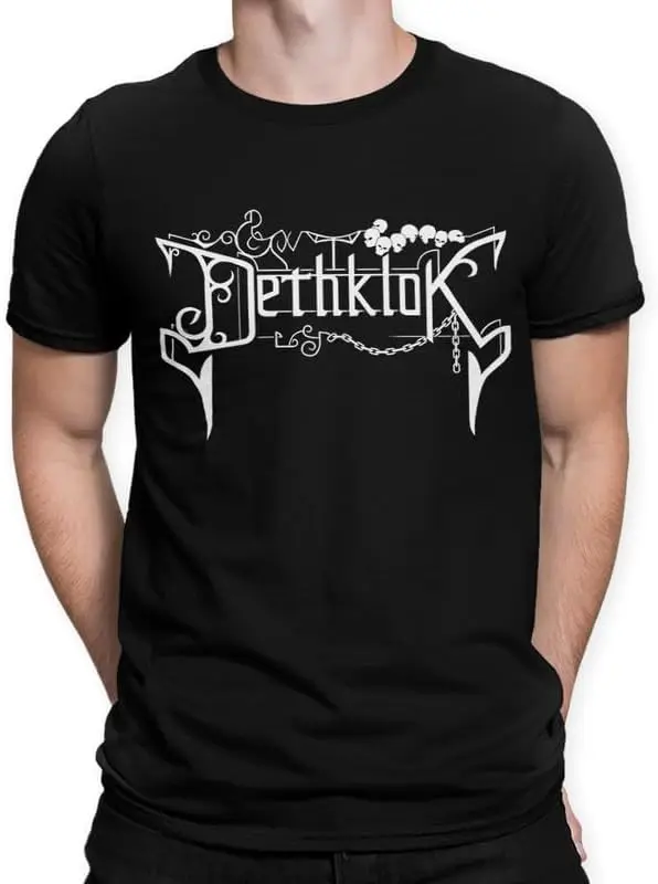 Футболка dethk Metalocalypse с логотипом высококачественные футболки из 100% хлопка