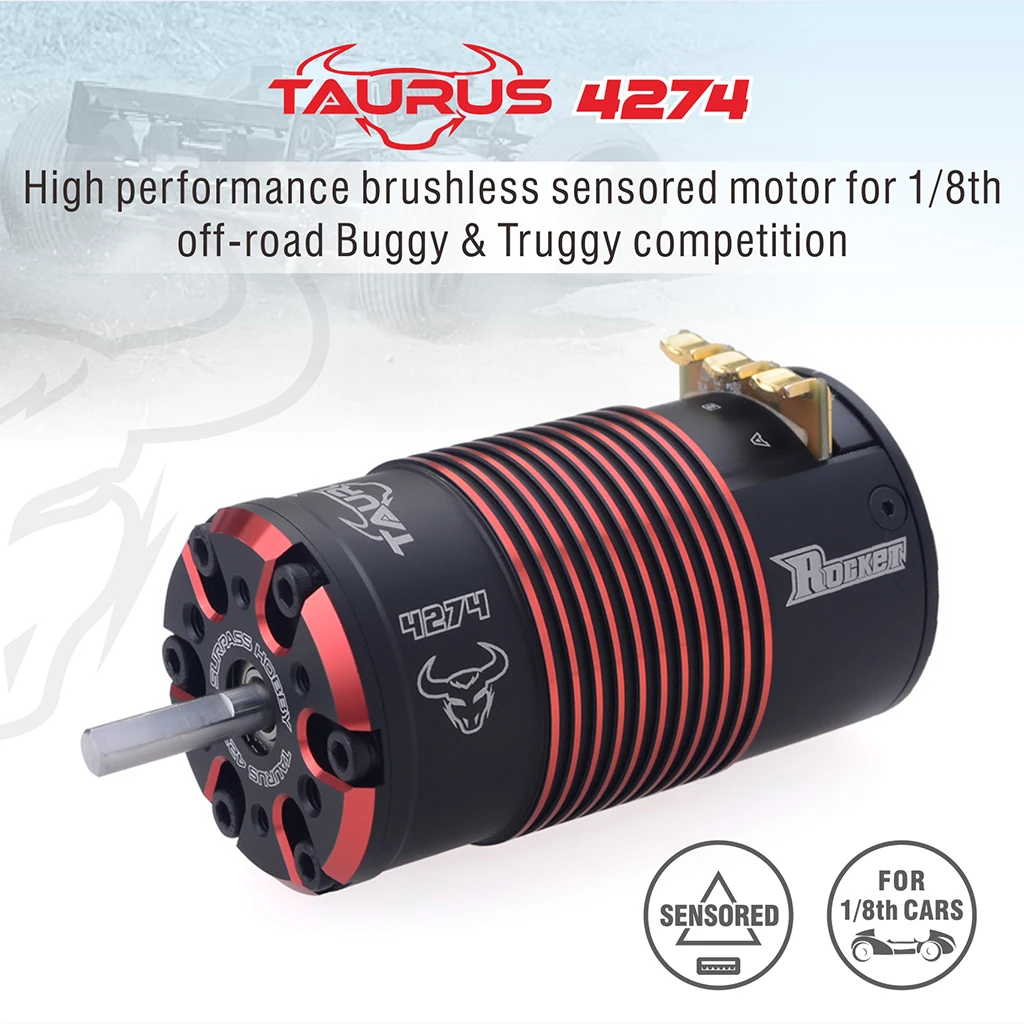 Surpass Hobby Rocket 4274 V2 1400KV 1500KV 1700KV 1950KV 2200KV Sensored Brushless Motor for 1/8 Rc Car On-road Off-Road Truck
Surpass Hobby Rocket 4274 V2 1400KV 1500KV 1700KV 1950KV 2200KV Sensored Brushless Motor for 1/8 Rc Car On-road Off-Road Truck