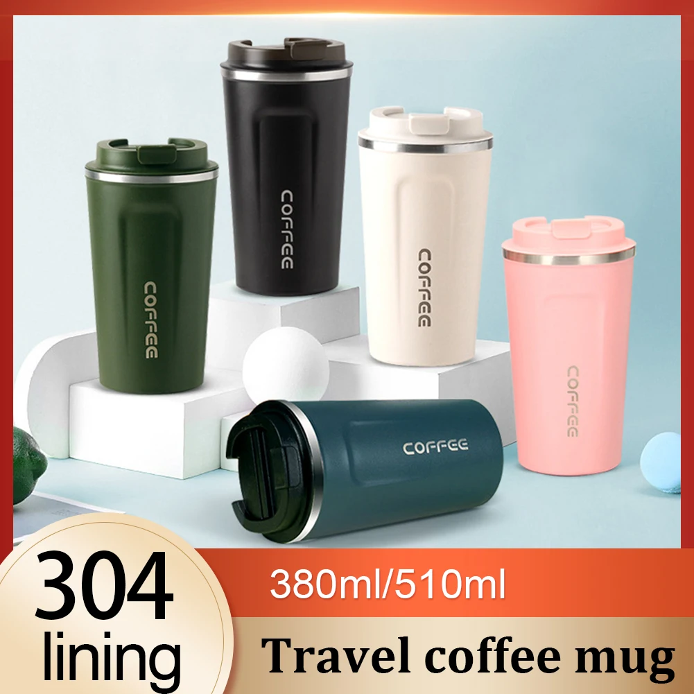 Travel Stainless Steel Coffee Mug 380/500ML Thermos Flask Double Wall Thickened LeakProof Vacuum Flask Insulated Cup WaterBottle
Travel Stainless Steel Coffee Mug 380/500ML Thermos Flask Double Wall Thickened LeakProof Vacuum Flask Insulated Cup WaterBottle