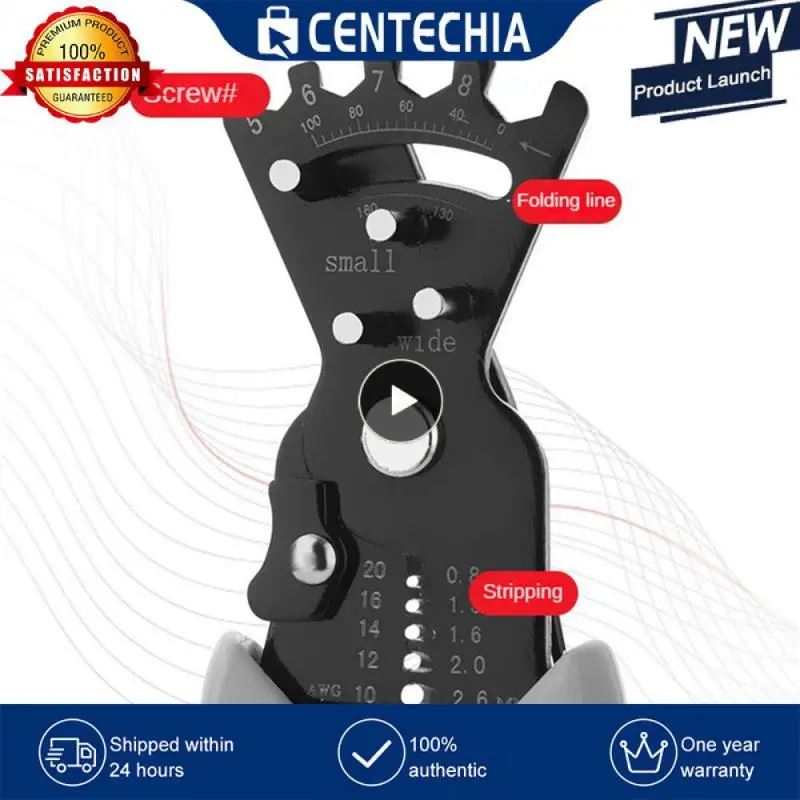 Chromium Molybdenum Alloy Steel Cable Wire Stripper Breaking Durable Automatic Crimping Stripping Plier Electrician Wire Tool
Chromium Molybdenum Alloy Steel Cable Wire Stripper Breaking Durable Automatic Crimping Stripping Plier Electrician Wire Tool