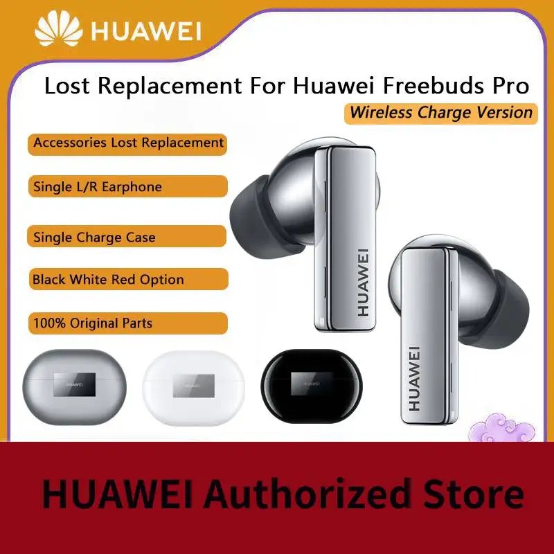 Сменные аксессуары для Huawei Freebuds Pro, оригинальные одиночные левые или правые наушники или зарядный чехол, запчасти для беспроводных наушников
Сменные аксессуары для Huawei Freebuds Pro, оригинальные одиночные левые или правые наушники или зарядный чехол, запчасти для беспроводных наушников