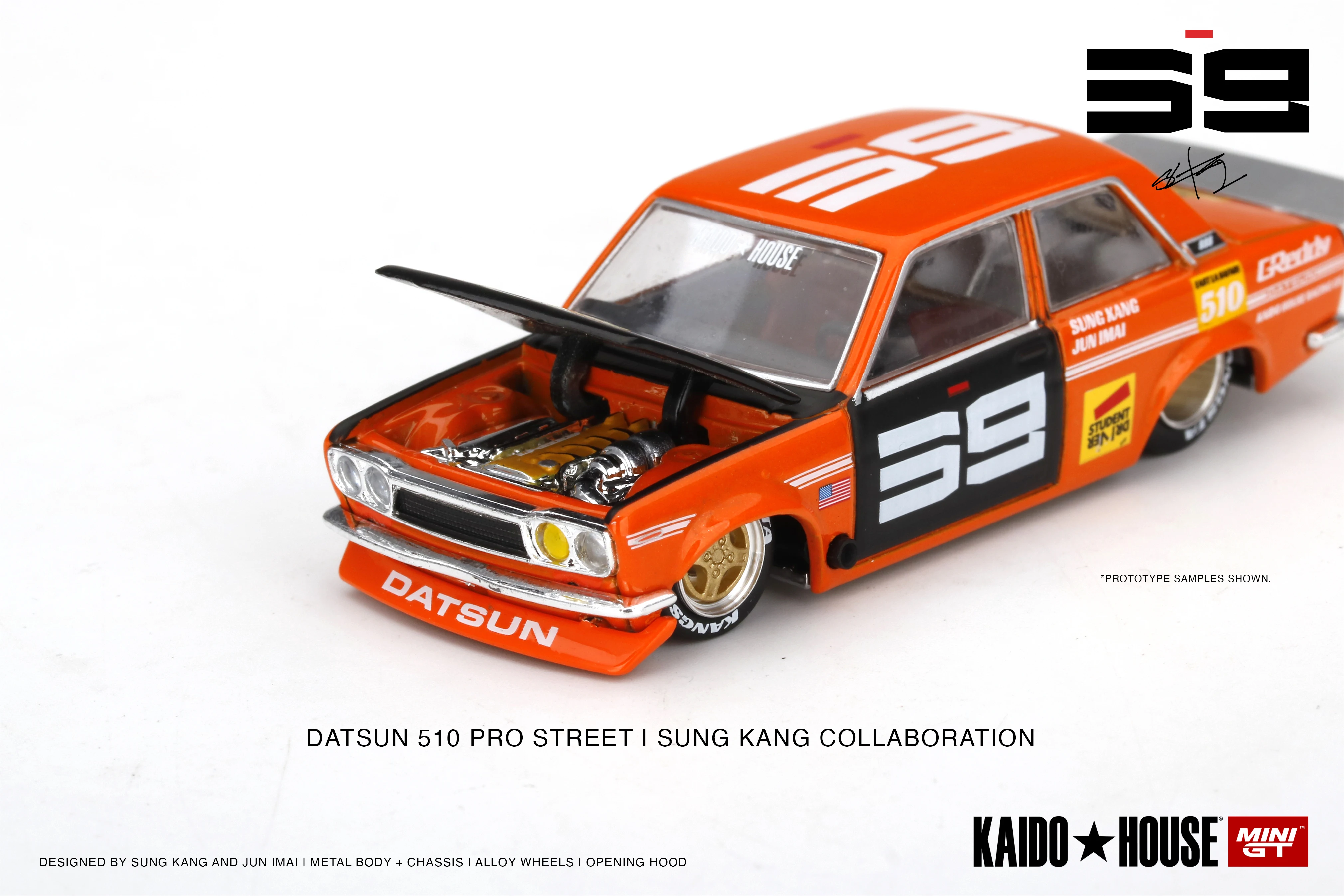 Коллекция литой модели автомобилей Minigt Kaido House 1/64 Datsun 510 Pro Street SK510 Orange KHMG004, хобби-игрушки ограниченного выпуска
Коллекция литой модели автомобилей Minigt Kaido House 1/64 Datsun 510 Pro Street SK510 Orange KHMG004, хобби-игрушки ограниченного выпуска