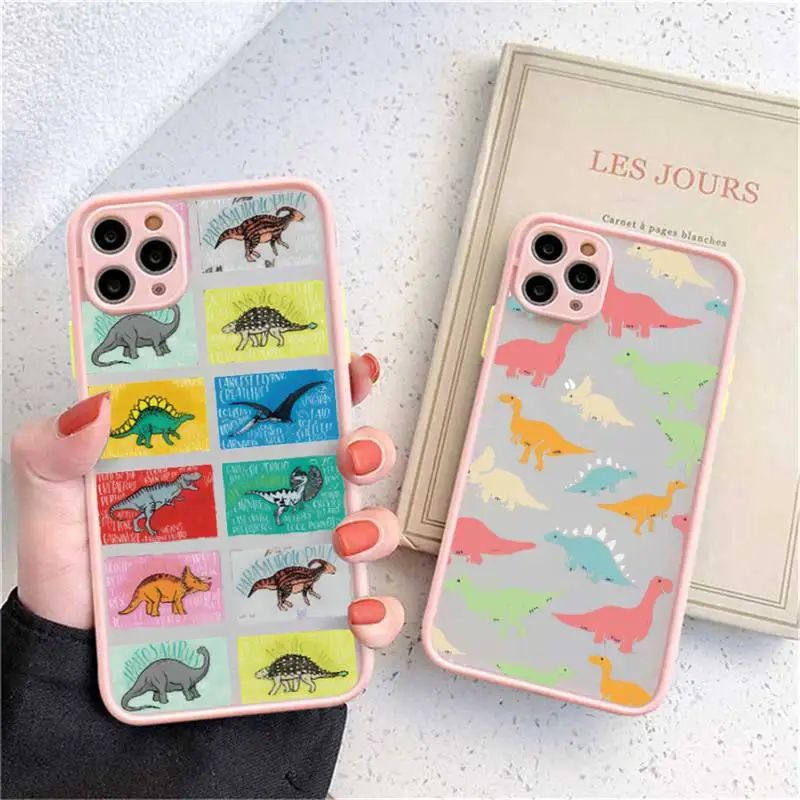 Cute Cartoon dinosaur Phone Case matte transparent For iphone 14 11 12 13 plus mini x xs xr pro max cover
Cute Cartoon dinosaur Phone Case matte transparent For iphone 14 11 12 13 plus mini x xs xr pro max cover