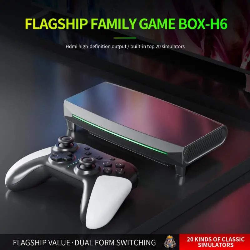 4K HD Video Game Console 20000+ Retro Games Open Source System PSP Family TV Gamebox 2.4G Double Wireless Controlle PS1/N64/ARC
4K HD Video Game Console 20000+ Retro Games Open Source System PSP Family TV Gamebox 2.4G Double Wireless Controlle PS1/N64/ARC