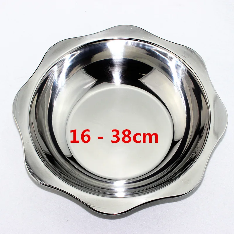 Twin Divided Stainless Steel Cookware Hot Pot Soup Pots Kitchen pot basin chafing dish commercial pot induction cooker plate
Twin Divided Stainless Steel Cookware Hot Pot Soup Pots Kitchen pot basin chafing dish commercial pot induction cooker plate