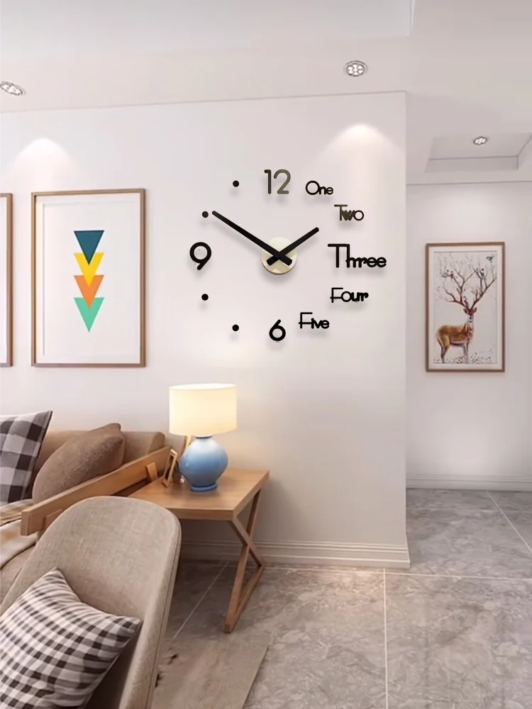 DIY 3D Wall Clock Modern Large Mirrors Surface Luxury Big Art Clock Sticker *Q
DIY 3D Wall Clock Modern Large Mirrors Surface Luxury Big Art Clock Sticker *Q