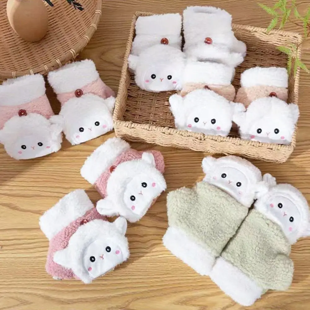 Women Girl Cute Flip Half Finger Winter Driving Gloves Plush Mittens Fingerless Gloves Thick Gloves
Women Girl Cute Flip Half Finger Winter Driving Gloves Plush Mittens Fingerless Gloves Thick Gloves