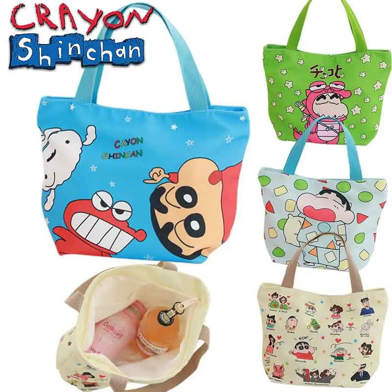 Crayon Shin-chan Lunch Bag Tote Portable High Capcity Lunch Box Women Convenient Kawaii Canvas Food Container School Storage Bag
Crayon Shin-chan Lunch Bag Tote Portable High Capcity Lunch Box Women Convenient Kawaii Canvas Food Container School Storage Bag