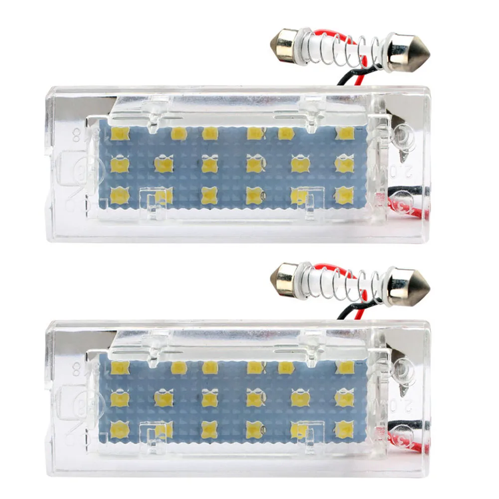 2PCS Canbus LED Light License Plate Light 18SMD 6500K White No Error Number Plate Light for BMW E81 E87 E85 E86 E83 Accessories
2PCS Canbus LED Light License Plate Light 18SMD 6500K White No Error Number Plate Light for BMW E81 E87 E85 E86 E83 Accessories