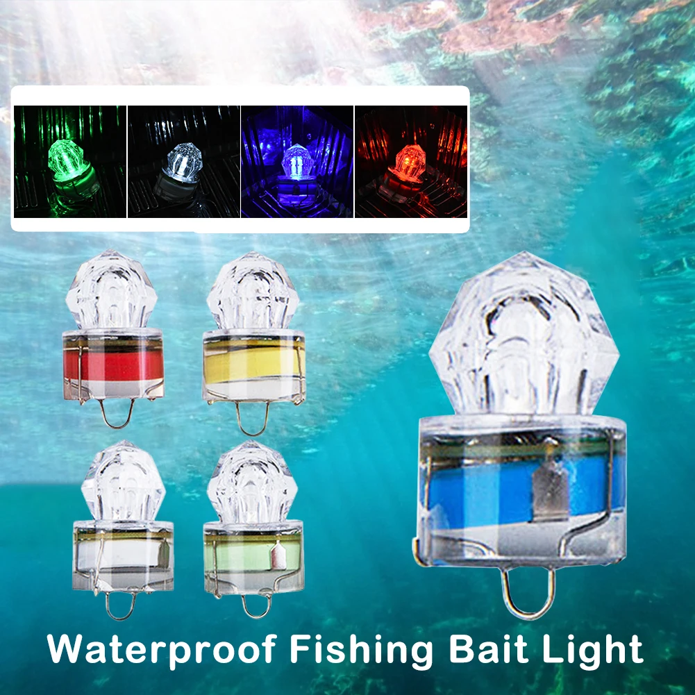Outdoor Carp Fishing Waterproof LED Fish Bait Light Squid Deep Drop Underwater Fish Saltwater Reservoir Lure Lamp Colorful Light
Outdoor Carp Fishing Waterproof LED Fish Bait Light Squid Deep Drop Underwater Fish Saltwater Reservoir Lure Lamp Colorful Light