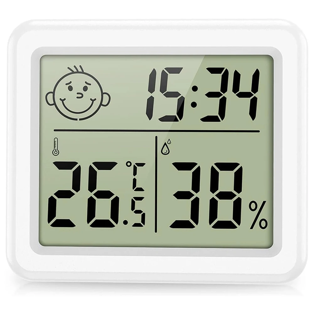 Humidity Meter Temperature Wall Hanging Clock Digital LCD Hygrometer Indoor Use Room Temperature Hygrometer Sensor
Humidity Meter Temperature Wall Hanging Clock Digital LCD Hygrometer Indoor Use Room Temperature Hygrometer Sensor