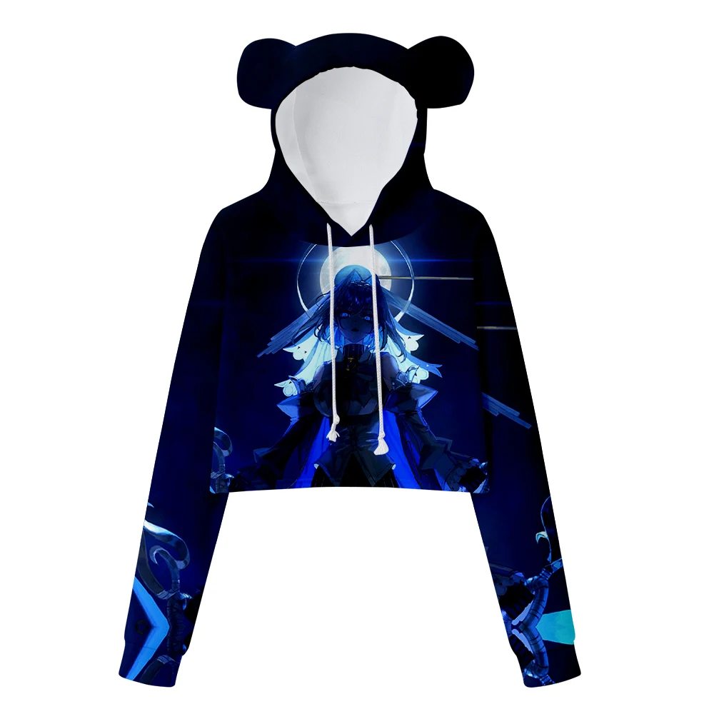 Ouro Kronii 2022 New 3D Full Print Women's Spring Autumn Trend Loose Hoodie Bear Ear Hoodie Long Sleeve Cropped Sweatshirt
Ouro Kronii 2022 New 3D Full Print Women's Spring Autumn Trend Loose Hoodie Bear Ear Hoodie Long Sleeve Cropped Sweatshirt
