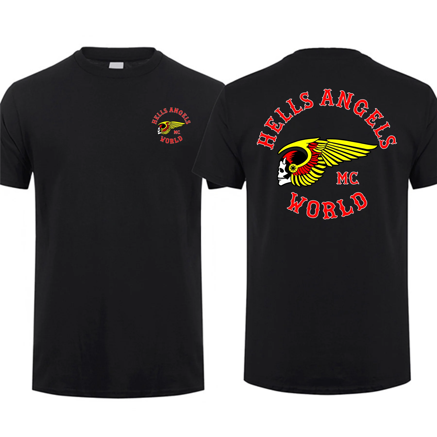 Amazing Male T Shirt Double-sided Oversized Hells Angels World Essential Warrior T-shirt Men T-shirts Graphic Streetwear S-3XL
Amazing Male T Shirt Double-sided Oversized Hells Angels World Essential Warrior T-shirt Men T-shirts Graphic Streetwear S-3XL