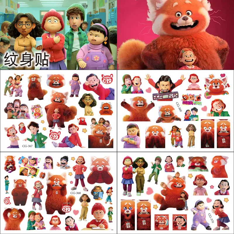 Disney Cartoon Anime Turning Red Tattoo Stickers Waterproof Temporary Tattoos Body Art Cosplay Decor Kids Toys
Disney Cartoon Anime Turning Red Tattoo Stickers Waterproof Temporary Tattoos Body Art Cosplay Decor Kids Toys