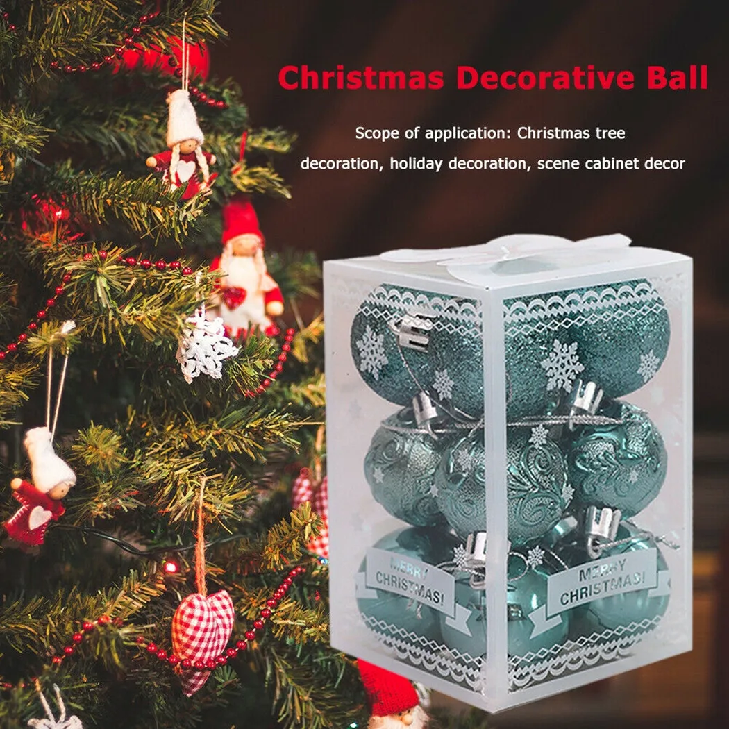 12pcs Christmas Texture Ball Decorations 2023 Glitter Baubles Christmas Tree Hanging Pendant For Home Party Holiday Pendant
12pcs Christmas Texture Ball Decorations 2023 Glitter Baubles Christmas Tree Hanging Pendant For Home Party Holiday Pendant