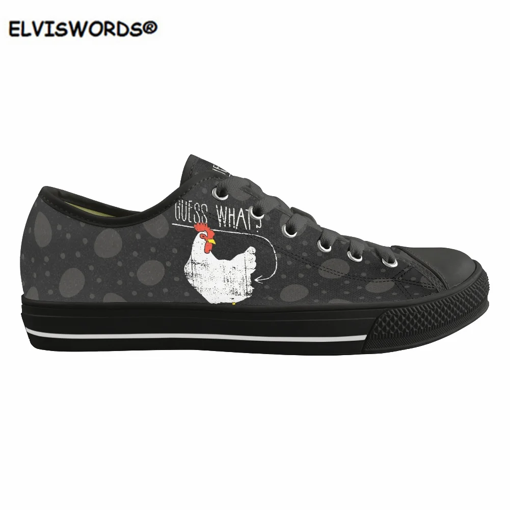 ELVISWORDS Funny Hen with Eggs Pattern Canvas Shoes for Men Boy's Cartoon Vulcanized Sneakers Comfortable Low Top Flat Footwear
ELVISWORDS Funny Hen with Eggs Pattern Canvas Shoes for Men Boy's Cartoon Vulcanized Sneakers Comfortable Low Top Flat Footwear