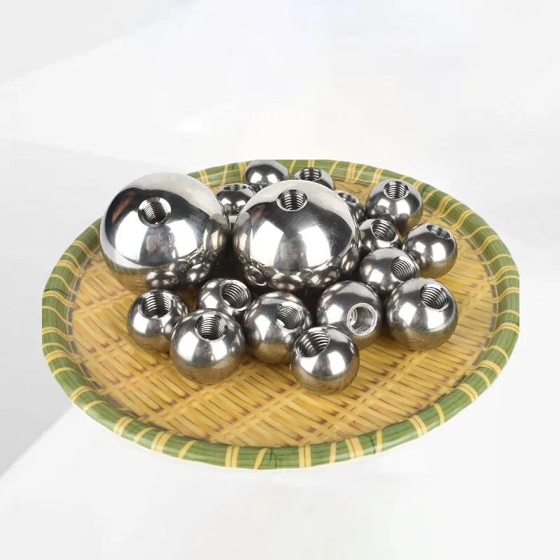 304 Stainless Steel Metric Drilling Balls M2 Thread Half Hole Female Thread Blind Hole Smooth Ball Bead OD 5mm - 20mm
304 Stainless Steel Metric Drilling Balls M2 Thread Half Hole Female Thread Blind Hole Smooth Ball Bead OD 5mm - 20mm
