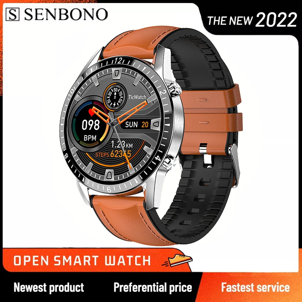 SENBONO 2022 Smart Watch Men Bluetooth Call Heart Rate Blood Pressure Monitor Custom Watch Face Smartwatch Women For Android IOS
SENBONO 2022 Smart Watch Men Bluetooth Call Heart Rate Blood Pressure Monitor Custom Watch Face Smartwatch Women For Android IOS