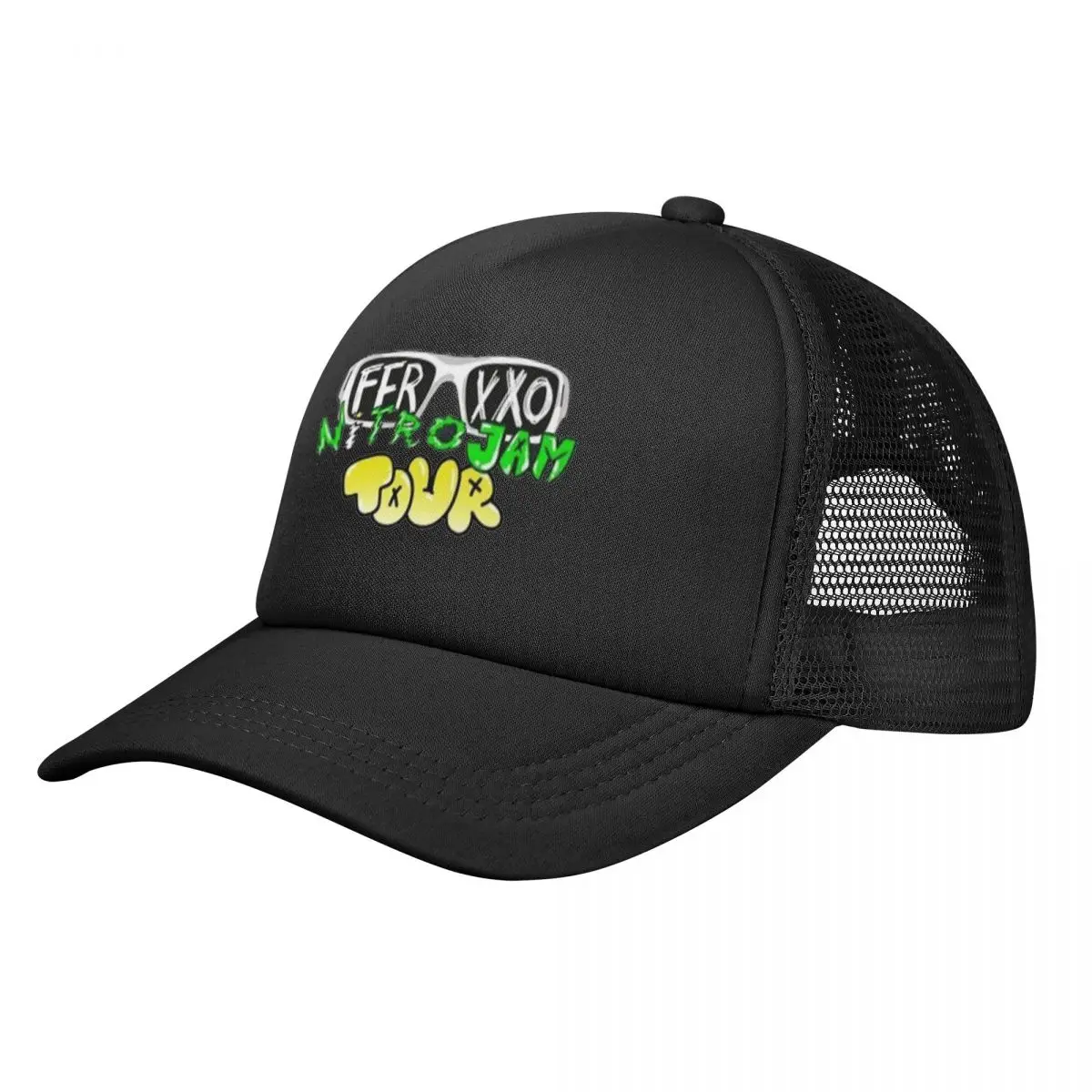 

Feid Ferxxo Nitro Jam Tour Mesh Baseball Cap Unisex Hip-Hop Trucker Worker Cap 90s Rapper Hats Adjustable Snapback Caps Sun Caps