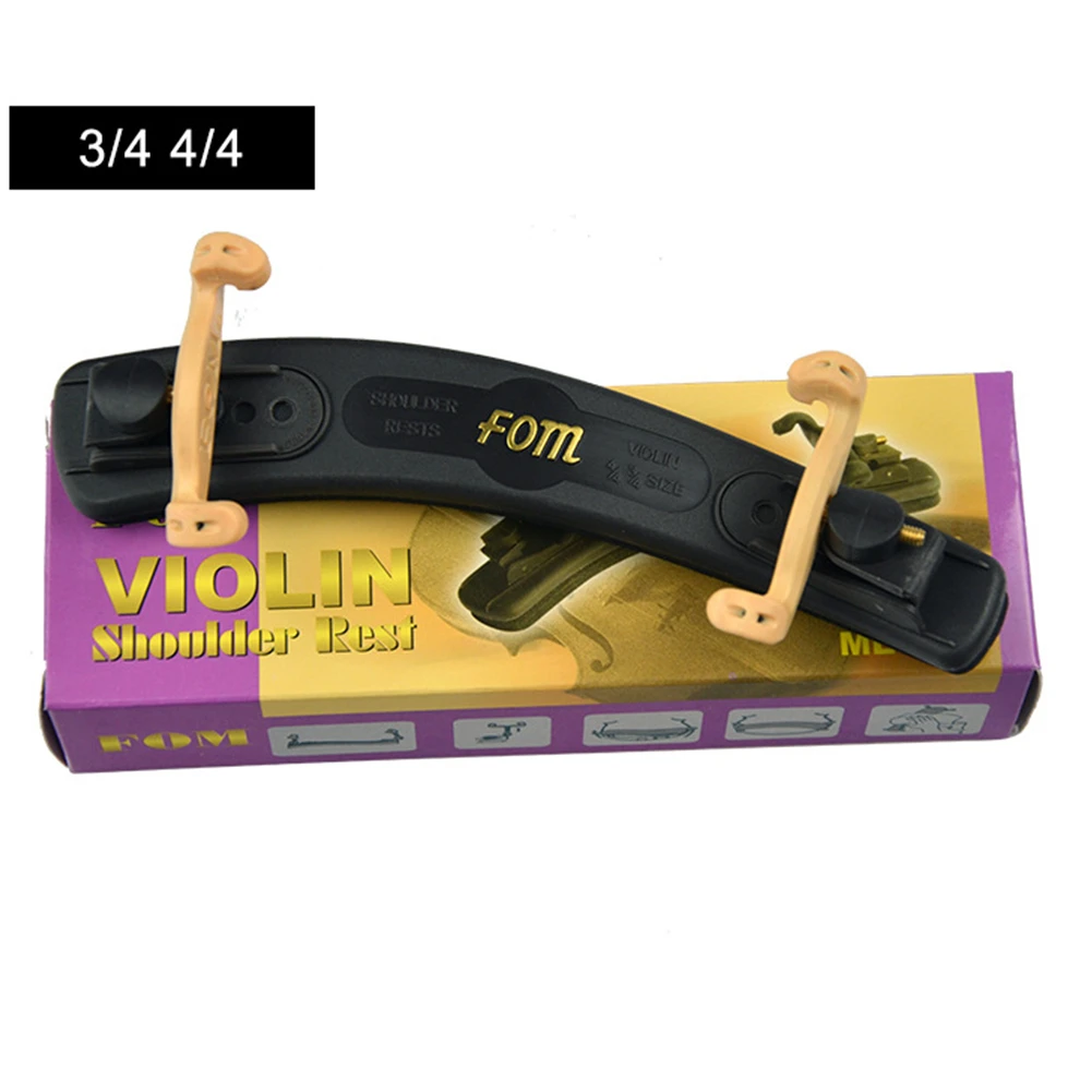 Padded Violin Shoulder Rest Support Accessory Adjustable Black Comfortable Curved For 1/8 1/4 3/4 4/4 Violins Part Plastic
Padded Violin Shoulder Rest Support Accessory Adjustable Black Comfortable Curved For 1/8 1/4 3/4 4/4 Violins Part Plastic