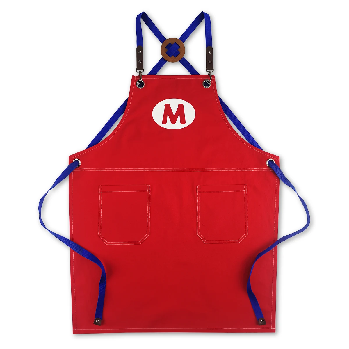 Cotton Red and Blue Handmade Apron Soft Coffee Shop Cartoon Painting Western Restaurant Kitchen Men and Women Couple Custom Logo
Cotton Red and Blue Handmade Apron Soft Coffee Shop Cartoon Painting Western Restaurant Kitchen Men and Women Couple Custom Logo