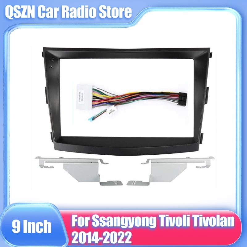 Автомобильный радиоприемник 2 Din 9 дюймов, DVD GPS Mp5, пластиковая панель Fascia Для Ssangyong Tivoli Tivolan 2014-2022, комплект крепления для приборной панели
Автомобильный радиоприемник 2 Din 9 дюймов, DVD GPS Mp5, пластиковая панель Fascia Для Ssangyong Tivoli Tivolan 2014-2022, комплект крепления для приборной панели