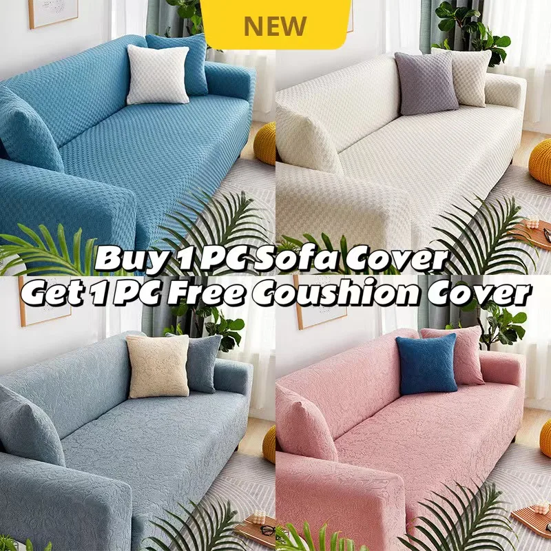 White No Slip Sofa Cover Stretch Armchair Slipcover Sectional I Shape Furniture Protector European Style Jacquard Couch Cover
White No Slip Sofa Cover Stretch Armchair Slipcover Sectional I Shape Furniture Protector European Style Jacquard Couch Cover