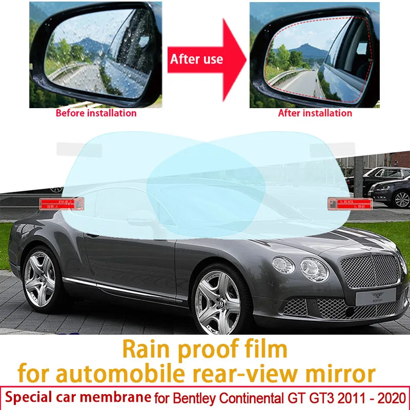 For Bentley Continental GT GT3 Car Rearview Mirror Protective Film Anti Dazzle Waterproof Anti Fog Rainproof Film Accessories
For Bentley Continental GT GT3 Car Rearview Mirror Protective Film Anti Dazzle Waterproof Anti Fog Rainproof Film Accessories