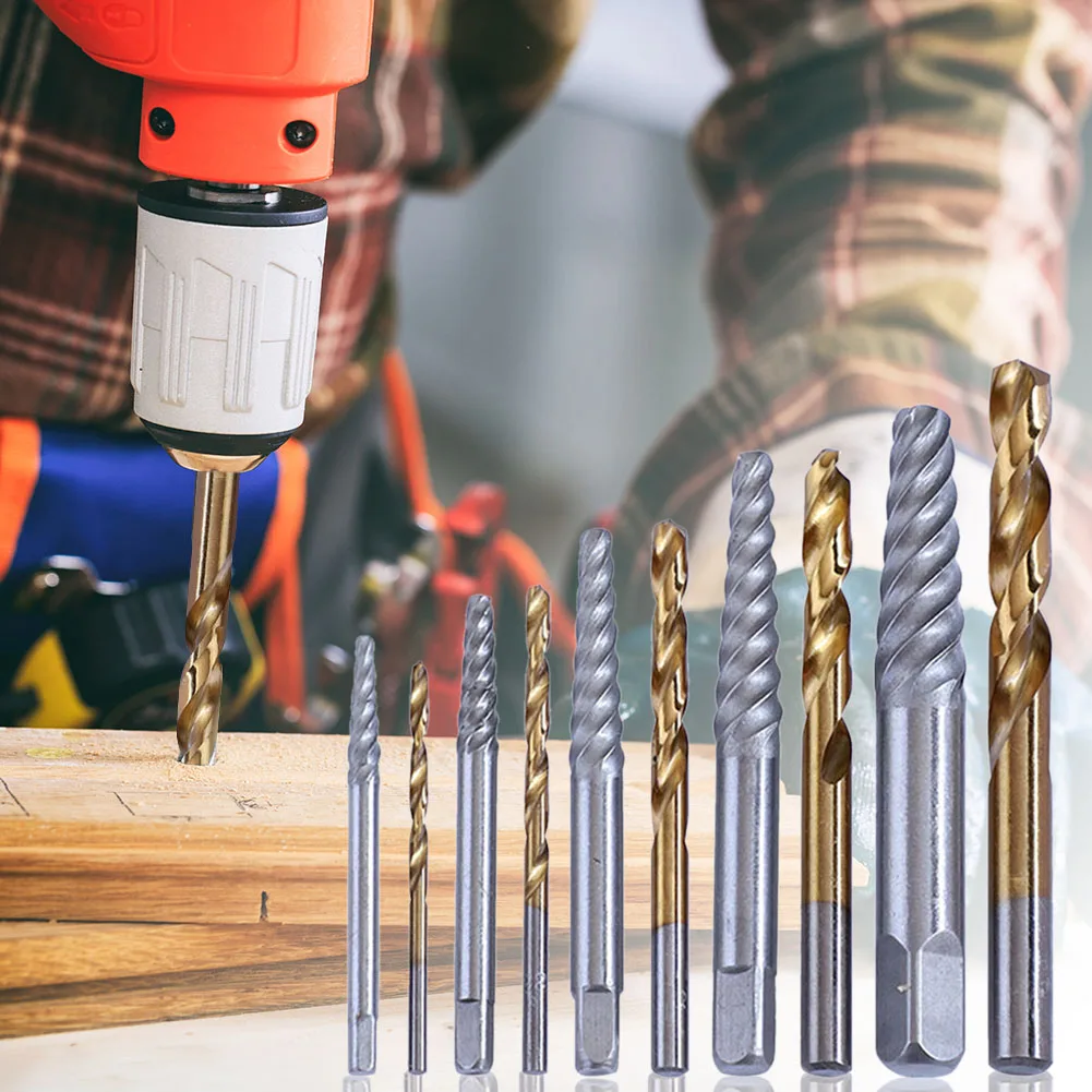 10pcs/set Screw Removal Tools High Speed Steel Broken Bolt Remover Plastic Box Storage Wear-resistant Professional Accessories
10pcs/set Screw Removal Tools High Speed Steel Broken Bolt Remover Plastic Box Storage Wear-resistant Professional Accessories