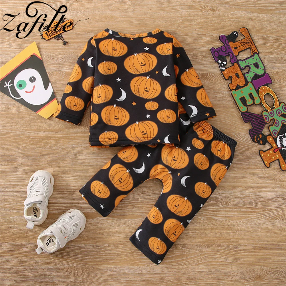 ZAFILLE Pumpkin Printed Kids Newborn Boys Sleepwear Set Halloween Baby Costume Festival Toddler Clothes Girls Children's Suits
ZAFILLE Pumpkin Printed Kids Newborn Boys Sleepwear Set Halloween Baby Costume Festival Toddler Clothes Girls Children's Suits