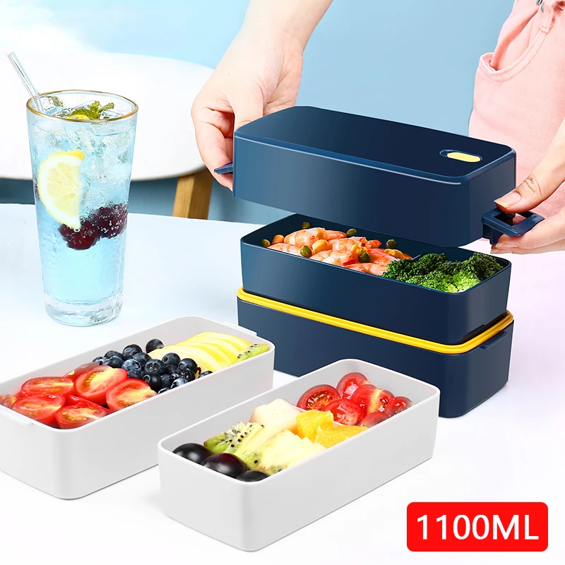 Lunch Box, 2-Layer Bento Box and Cutlery Set Lunch Boxes for Kid Adult Work School, Suitable for Microwave and Dishwasher
Lunch Box, 2-Layer Bento Box and Cutlery Set Lunch Boxes for Kid Adult Work School, Suitable for Microwave and Dishwasher
