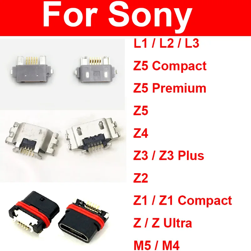 USB Charging Port For Sony Xperia L1 L2 L3 Z3 Plus Z4 Z5 Compact Premium Z1 Compact Z Ultra M5 M4 Mirco USB Charger Pin Dock
USB Charging Port For Sony Xperia L1 L2 L3 Z3 Plus Z4 Z5 Compact Premium Z1 Compact Z Ultra M5 M4 Mirco USB Charger Pin Dock