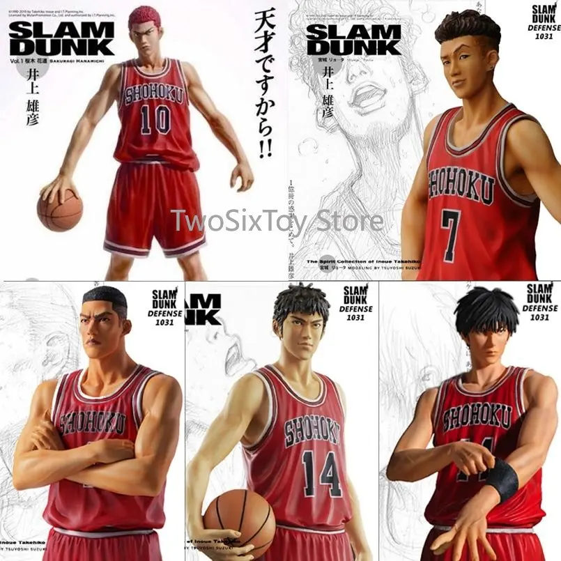 25 CM Anime SLAM DUNK Sakuragi Hanamichi PVC NO Action Figures Rukawa Kaede Akagi Takenori Mitsui Hisashi Collection Model Toys
25 CM Anime SLAM DUNK Sakuragi Hanamichi PVC NO Action Figures Rukawa Kaede Akagi Takenori Mitsui Hisashi Collection Model Toys