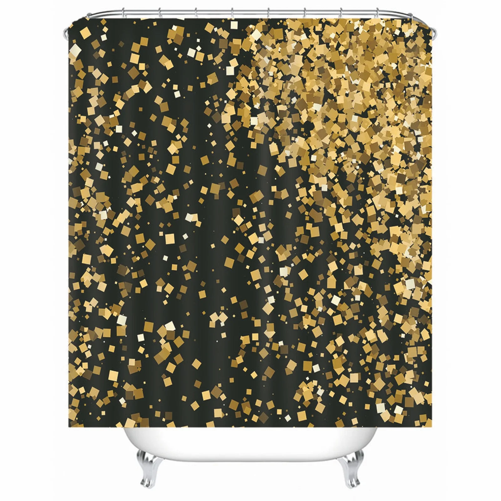Shower Curtain Farmhouse Polyester Little Squares Yellow Mold & Mildew Resistant Waterproofwith Rustproof Grommets Hooks
Shower Curtain Farmhouse Polyester Little Squares Yellow Mold & Mildew Resistant Waterproofwith Rustproof Grommets Hooks