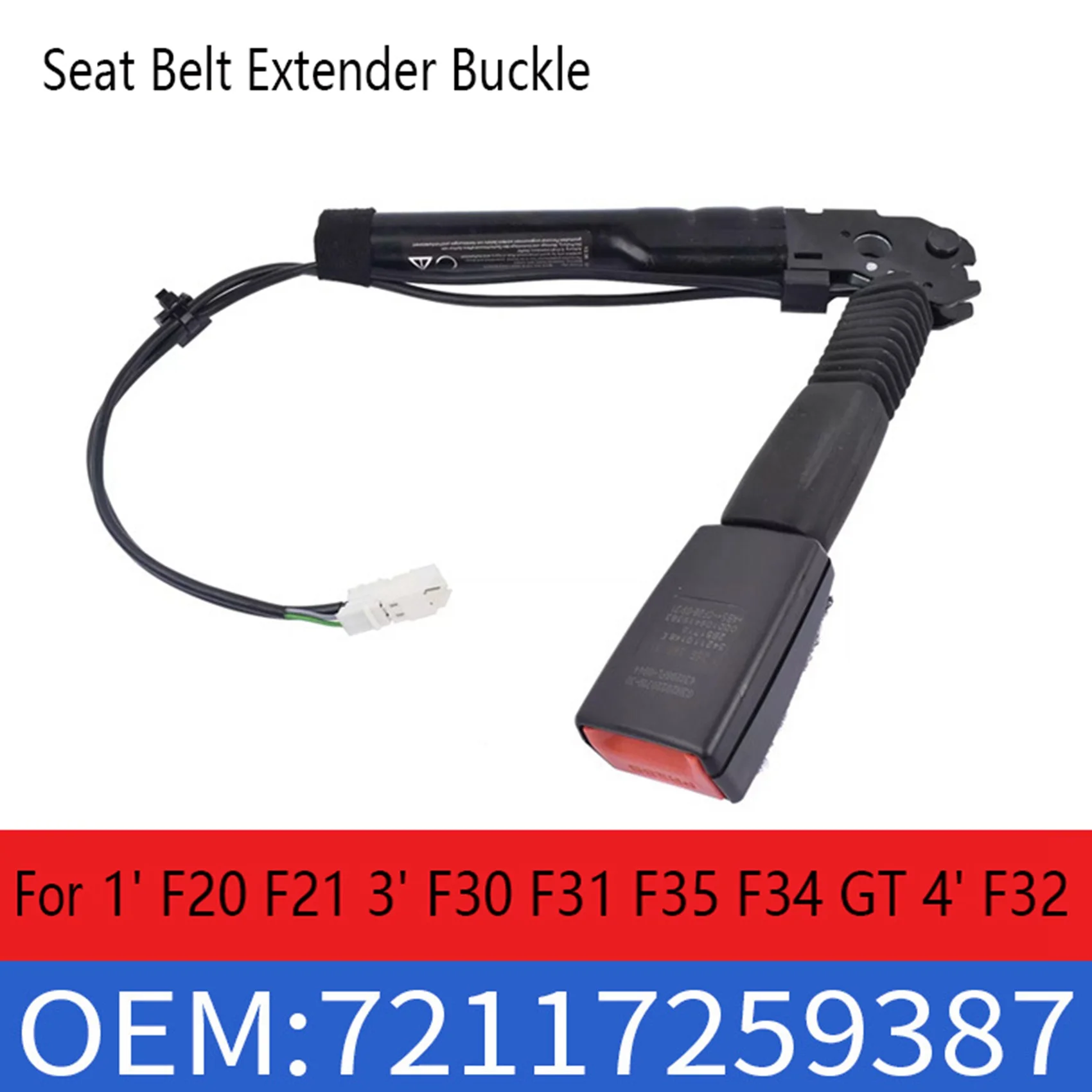 Seat Belt Extender Steel Buckle Safety Belt Buckle For BMW 1' F20 F21 3' F30 F31 F35 F34 GT 4' F32 72117259387
Seat Belt Extender Steel Buckle Safety Belt Buckle For BMW 1' F20 F21 3' F30 F31 F35 F34 GT 4' F32 72117259387