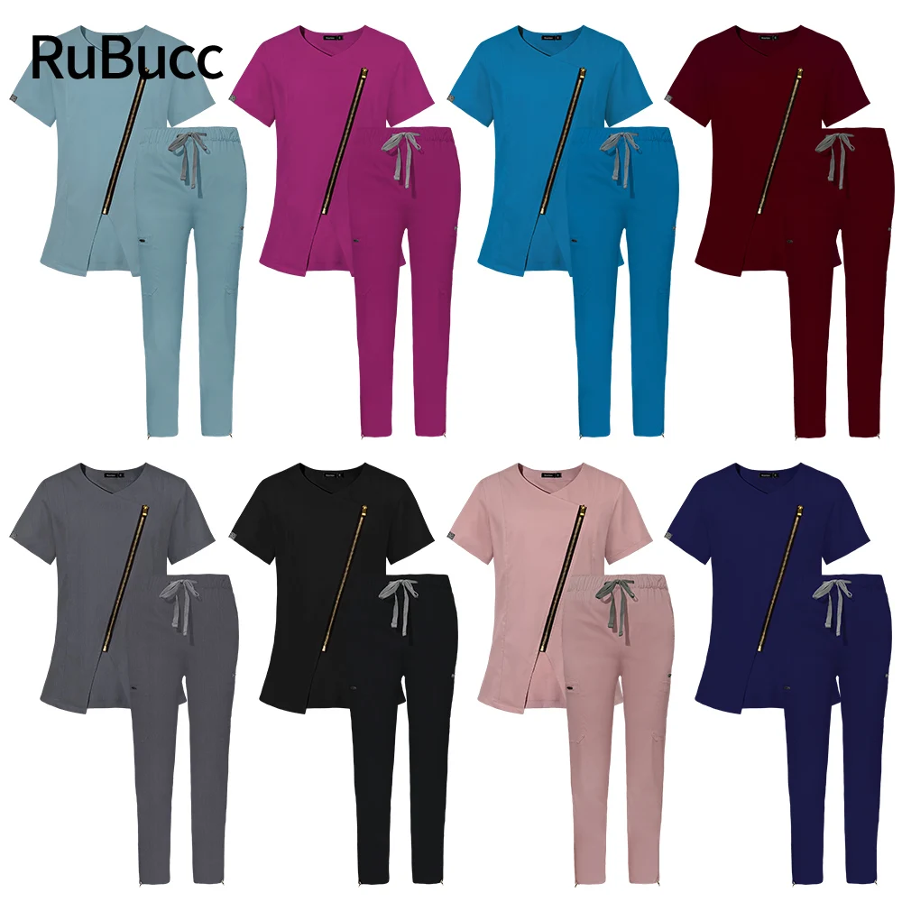 Pet Clinic Nurse Workwear High Quality Solid Color Hospital Nursing Scrubs Women Uniform Dental Pharmacist Doctor Suit Wholesale
Pet Clinic Nurse Workwear High Quality Solid Color Hospital Nursing Scrubs Women Uniform Dental Pharmacist Doctor Suit Wholesale
