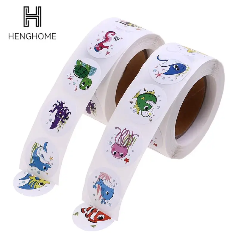 500pcs Ocean Marine Life Kids Birthday Stickers Under The Sea Animal Decoration Cookie Candy Bag Stickers 1 Roll Party Supplies
500pcs Ocean Marine Life Kids Birthday Stickers Under The Sea Animal Decoration Cookie Candy Bag Stickers 1 Roll Party Supplies