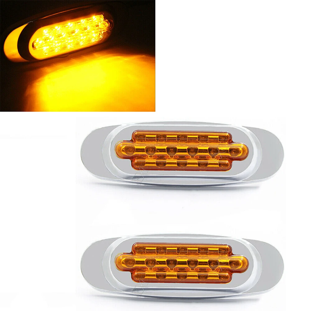2pcs 16 LED Truck Trailer Light Safety Warning Waterproof Lamp 12V DC Turn Signal Light For Car Truck ATV Trailer Tractor Lorry
2pcs 16 LED Truck Trailer Light Safety Warning Waterproof Lamp 12V DC Turn Signal Light For Car Truck ATV Trailer Tractor Lorry