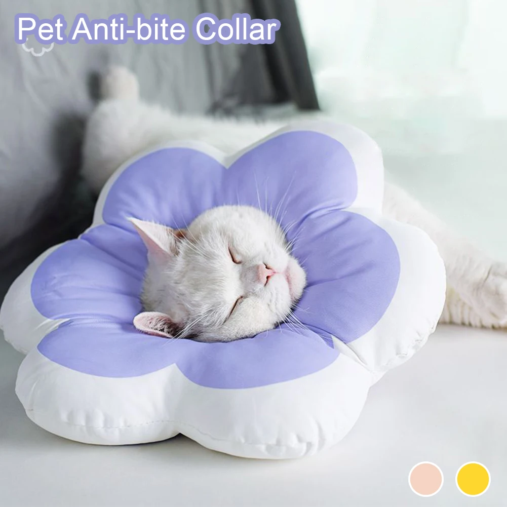 Flower Cat Dogs Elizabethan Collar Pet Health Recovery Collar for Anti-Bite Lick Surgery Wound Healing Protective Pet Cat Collar 
Flower Cat Dogs Elizabethan Collar Pet Health Recovery Collar for Anti-Bite Lick Surgery Wound Healing Protective Pet Cat Collar