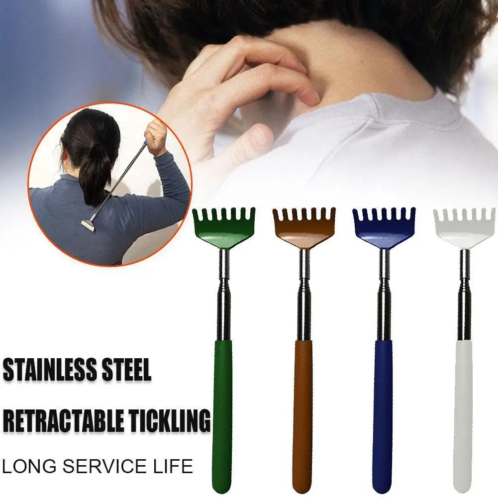 Various Colors Stainless Steel Stretchable Scratching Tool Itching Backscratcher Elderly people Scratching Rake Massaging Tools
Various Colors Stainless Steel Stretchable Scratching Tool Itching Backscratcher Elderly people Scratching Rake Massaging Tools
