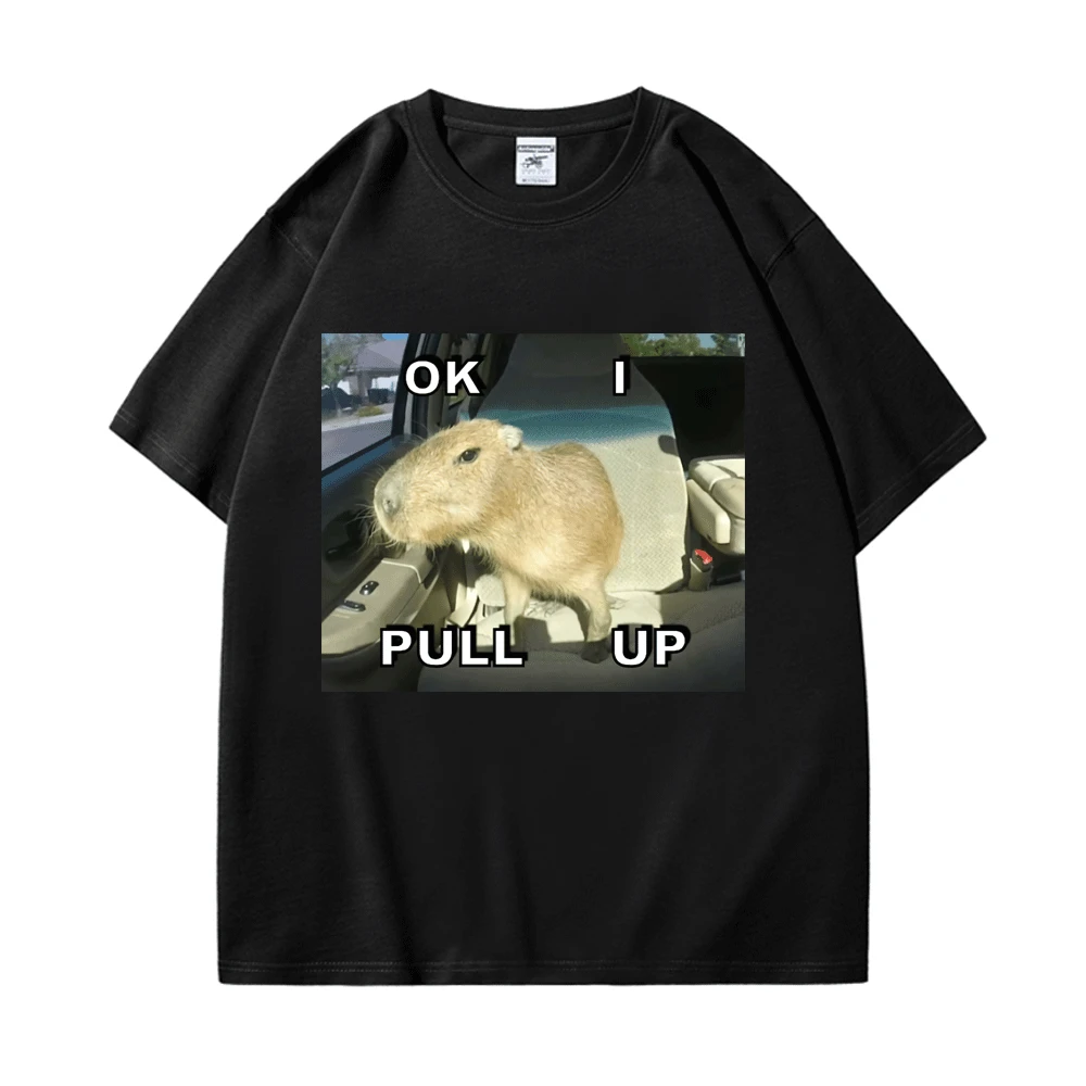Capybaras Top Tee Shirt for Women Men Kawaii Vintage Tumblr Harajuku T Shirt Summer New Tops 100% Cotton Short Sleeve T-shirt
Capybaras Top Tee Shirt for Women Men Kawaii Vintage Tumblr Harajuku T Shirt Summer New Tops 100% Cotton Short Sleeve T-shirt