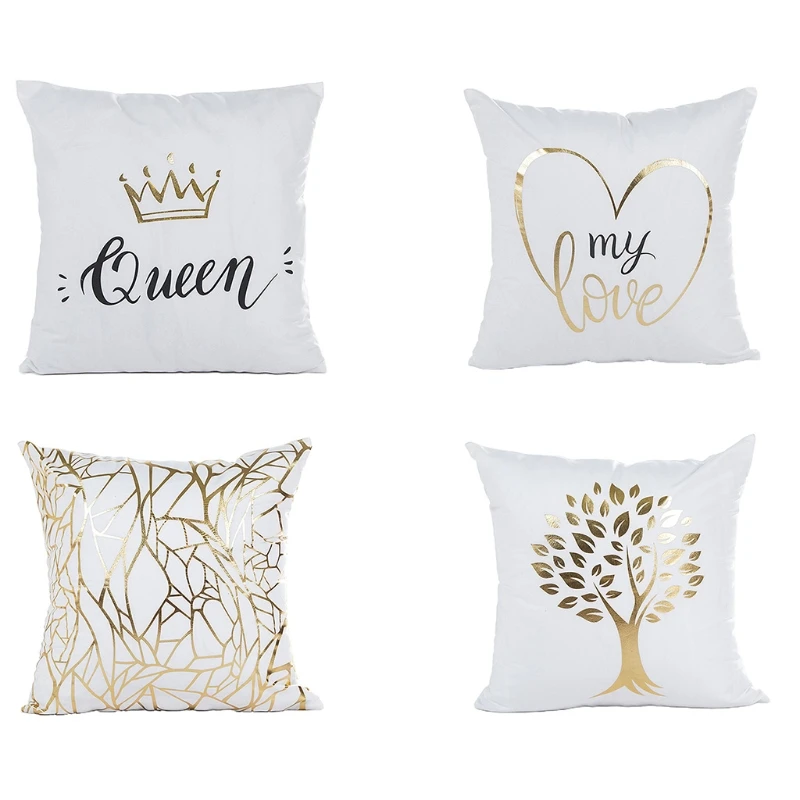 45x45cm Fashion Bronzing Throw Pillow for CASE Bedroom Sofa Cushion Cover Hugging Pillowcase Home Decor
45x45cm Fashion Bronzing Throw Pillow for CASE Bedroom Sofa Cushion Cover Hugging Pillowcase Home Decor