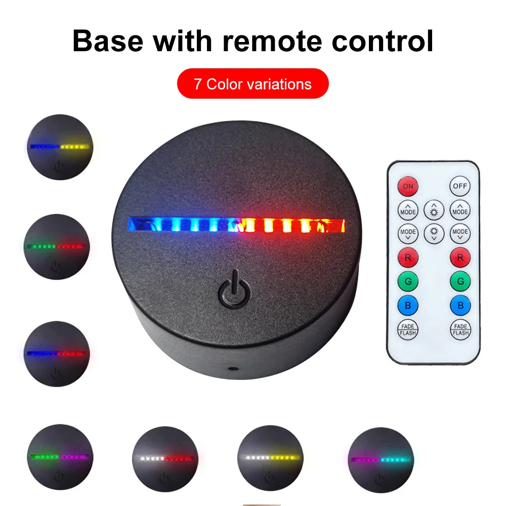 Led Two Tone Lamp Base with Remote for Acrylic and Resin Glass 3d Led Night Light Wholesale Two Tone Light Base
Led Two Tone Lamp Base with Remote for Acrylic and Resin Glass 3d Led Night Light Wholesale Two Tone Light Base
