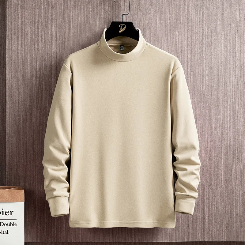 Dehaired Angora Sweater Men 'S Half-High Collar Long Sleeves Loose Trendy PulloverTT-shirt Korean Style Versatile Fashion Autumn
Dehaired Angora Sweater Men 'S Half-High Collar Long Sleeves Loose Trendy PulloverTT-shirt Korean Style Versatile Fashion Autumn