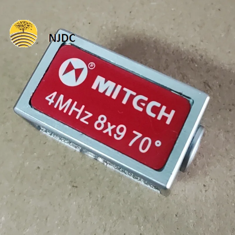 Suitable for Mitech 4MHz 8x9mm 45 60 70 Degree Angle Beam Probe Transducer, Used for Ultrasonic Flaw Detectors
Suitable for Mitech 4MHz 8x9mm 45 60 70 Degree Angle Beam Probe Transducer, Used for Ultrasonic Flaw Detectors
