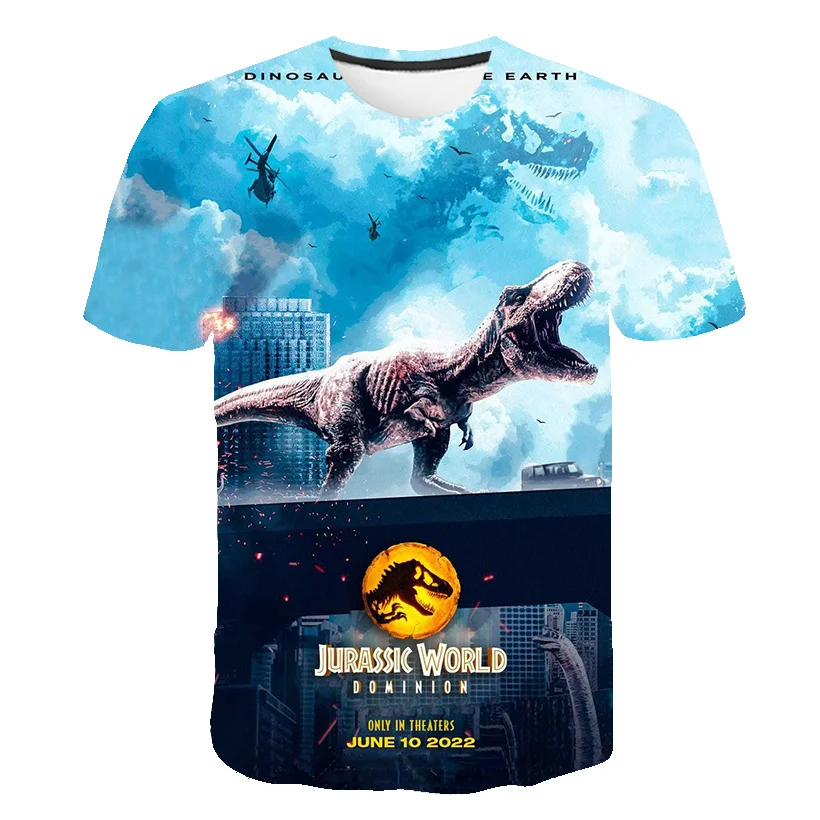 2022 Summer Jurassic World Dominion T Shirts Children Cartoon Boys Girls Printing T-Shirts Kids Fashion Casual Tops Tees 4-14 Y
2022 Summer Jurassic World Dominion T Shirts Children Cartoon Boys Girls Printing T-Shirts Kids Fashion Casual Tops Tees 4-14 Y