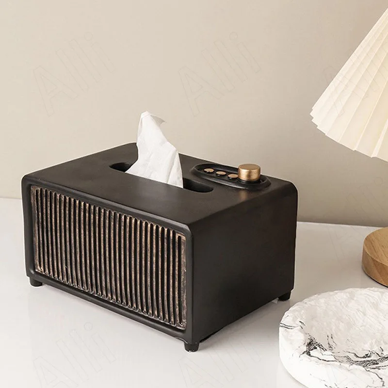 Creative Resin Tissue Box Living Room TV Cabinet Speaker Shape Paper Boxes Simple Tissues Organizer Modern Home Decoration
Creative Resin Tissue Box Living Room TV Cabinet Speaker Shape Paper Boxes Simple Tissues Organizer Modern Home Decoration