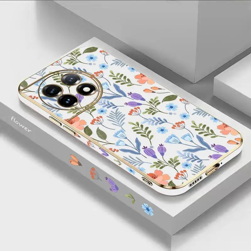 Exquisite Flowers Luxury Plating Phone Case For Oneplus 11 11R 10 Pro 10R 10T 9R 9RT 9 8T 8 8 Pro Cover
Exquisite Flowers Luxury Plating Phone Case For Oneplus 11 11R 10 Pro 10R 10T 9R 9RT 9 8T 8 8 Pro Cover