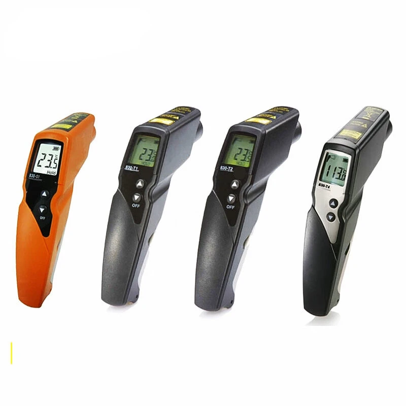 830-t1 High-Precision Infrared Thermometer Industrial Temperature Measuring Thermometer 830-t1 (-30~400°C)
830-t1 High-Precision Infrared Thermometer Industrial Temperature Measuring Thermometer 830-t1 (-30~400°C)